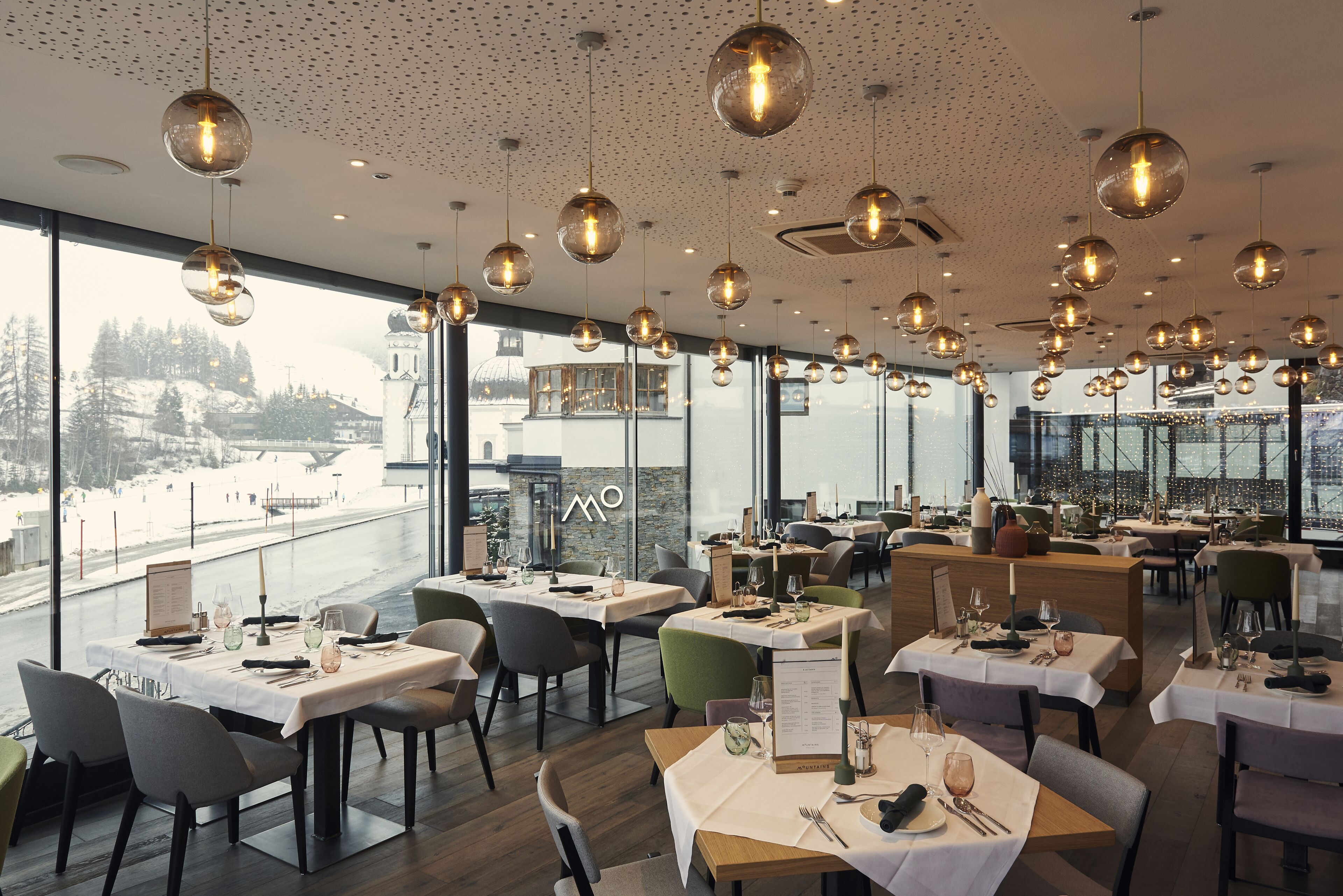 breakfast and dinner served, local and international cuisine