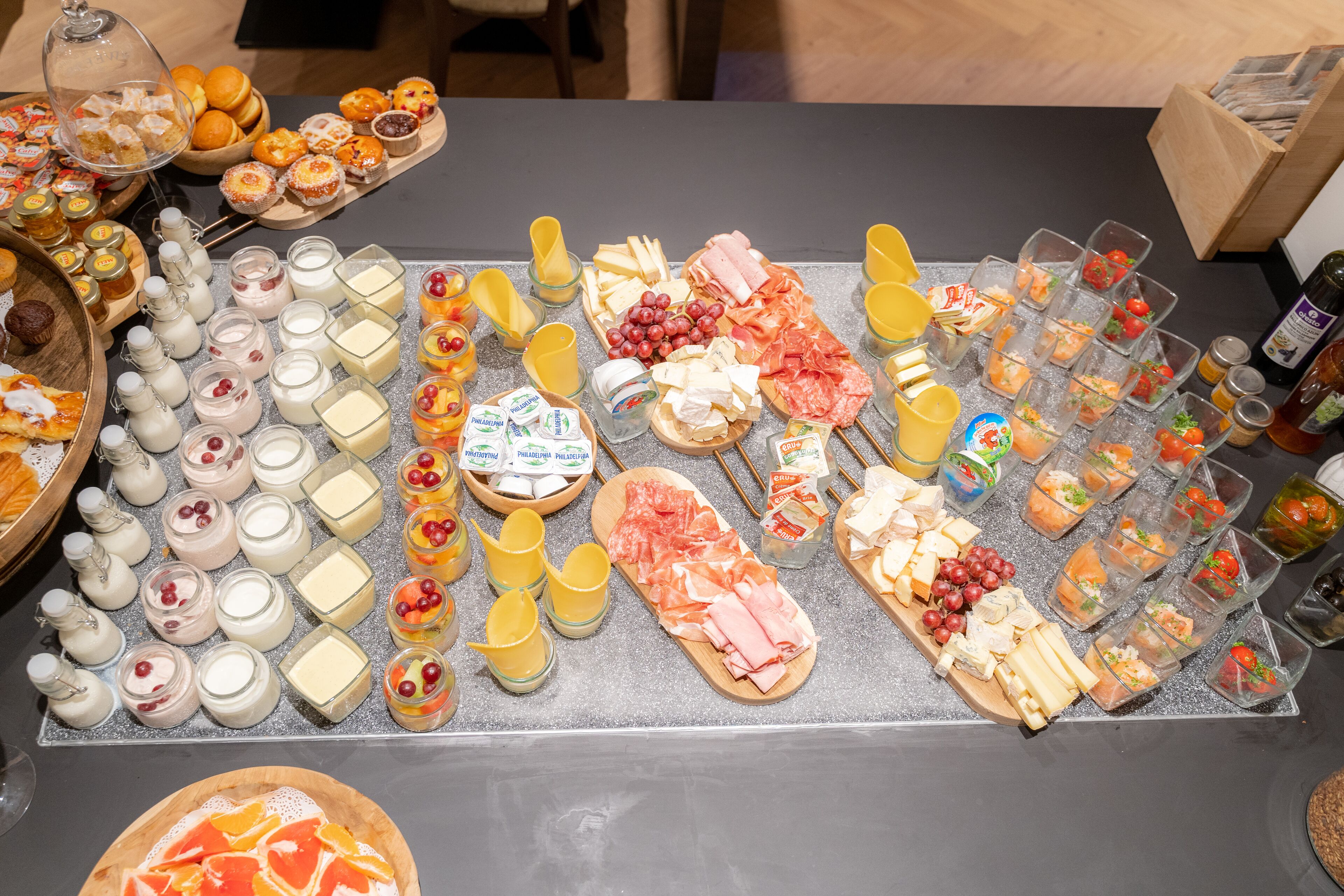 daily buffet breakfast (eur 20 per person)
