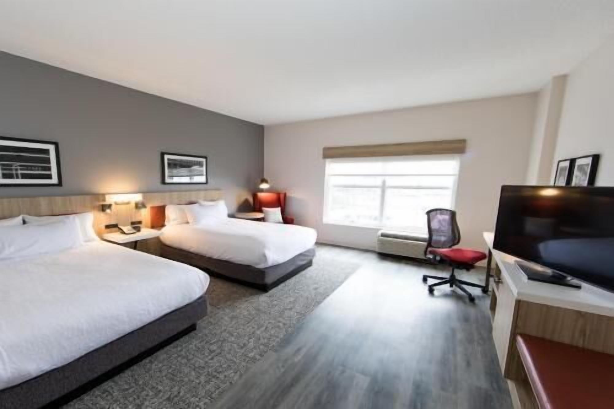 Hypo-allergenic bedding, down comforters, in-room safe