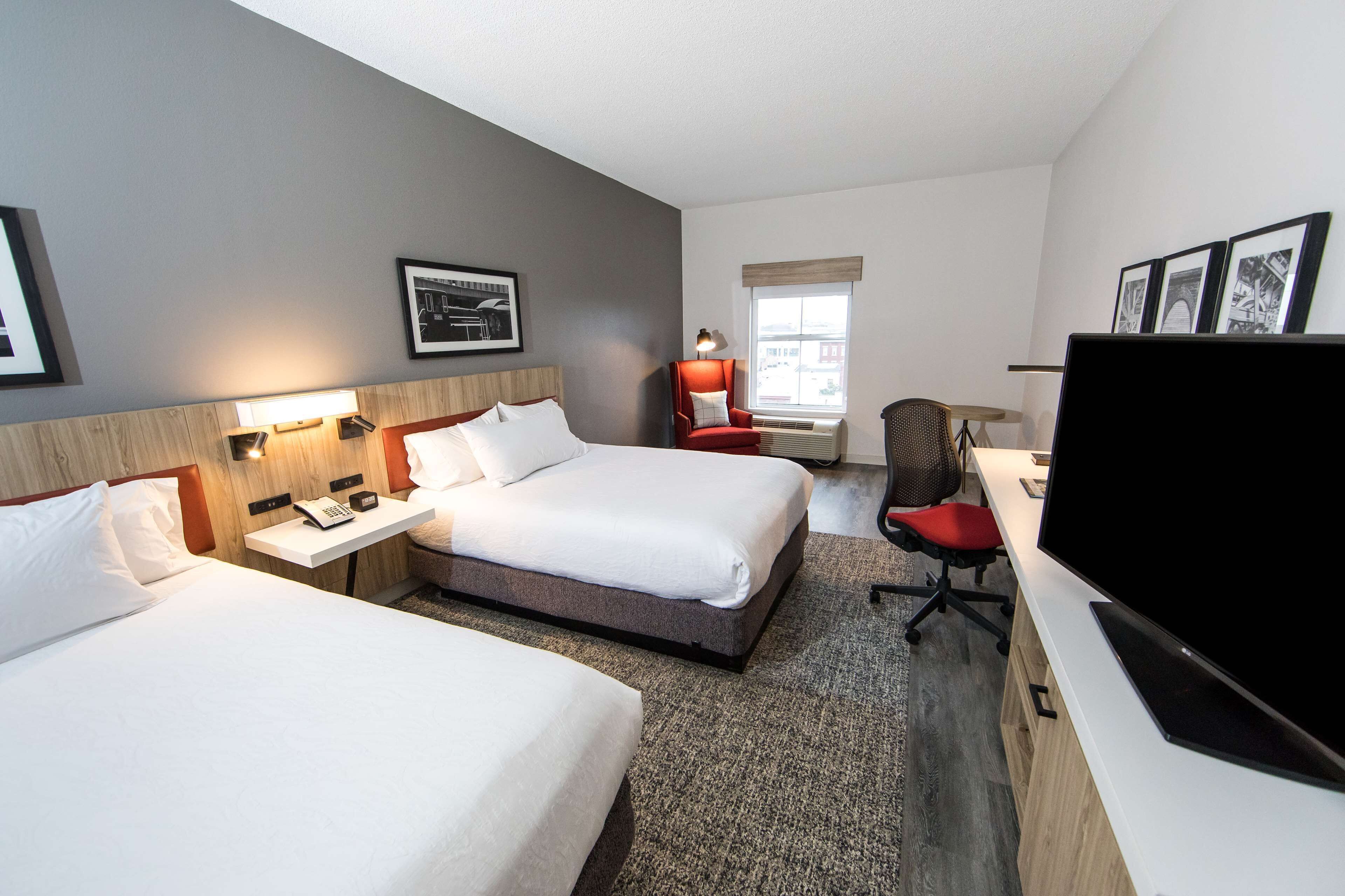 Hypo-allergenic bedding, down comforters, in-room safe