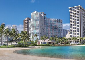 Udsigt over resort