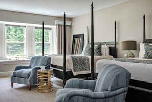 Sengetøy i egyptisk bomull, sengetøy av topp kvalitet og minibar