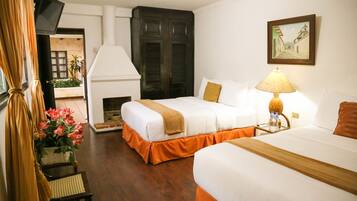 Egyptian cotton sheets, premium bedding, down duvets, Tempur-Pedic beds