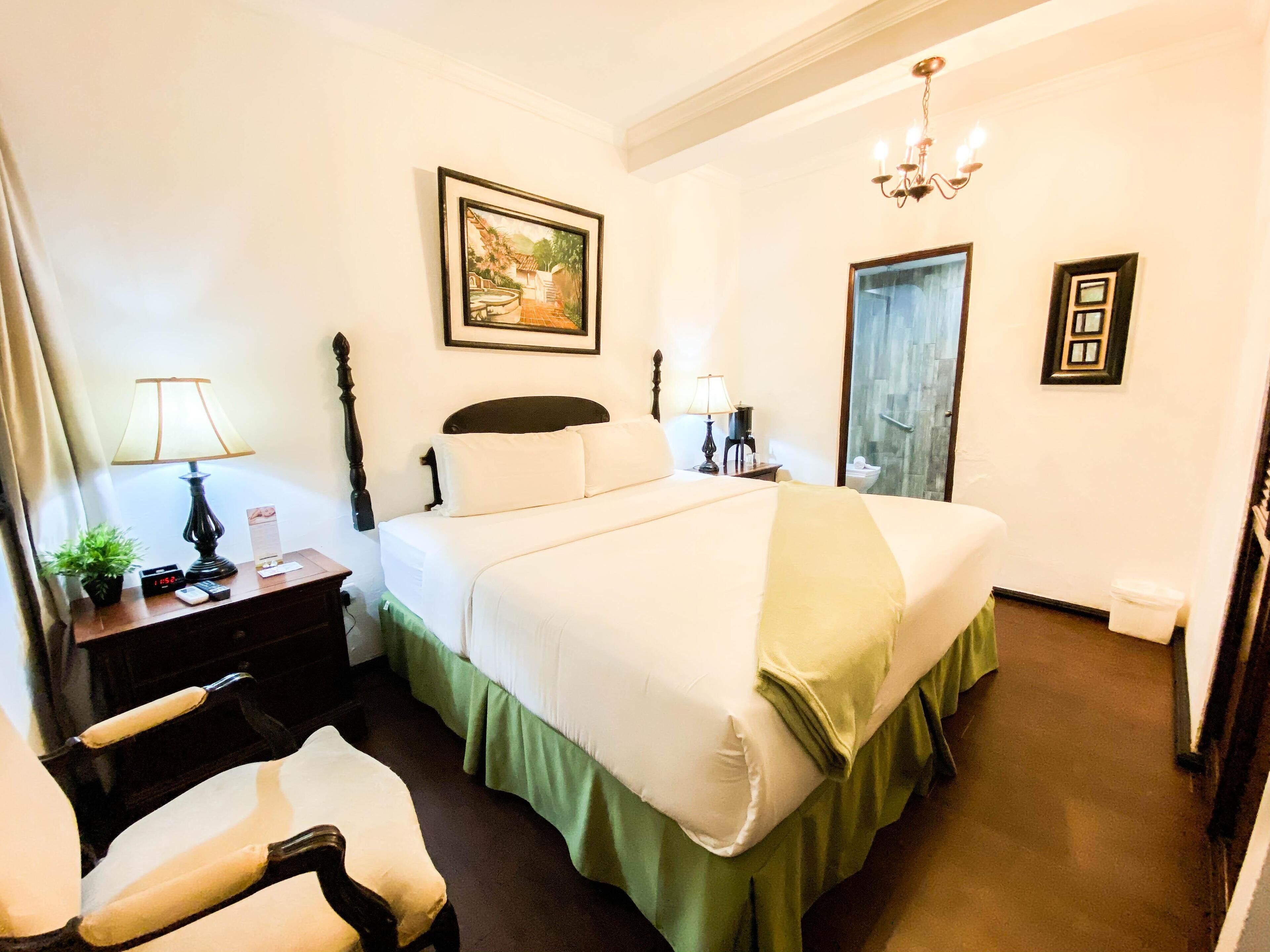 Egyptian cotton sheets, premium bedding, down duvets, Tempur-Pedic beds