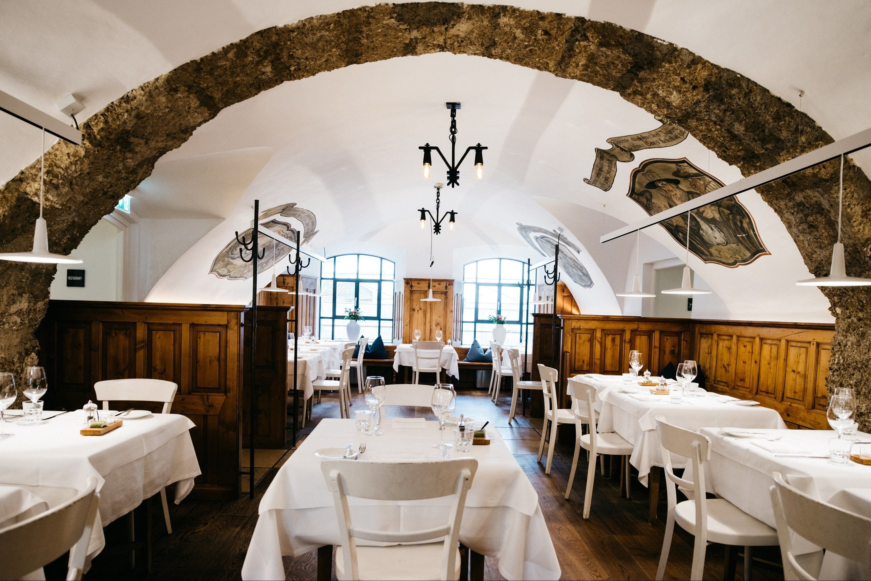 Dinner served, local cuisine