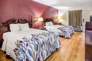 Wifi gratis, ropa de cama y despertador 