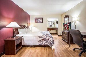 Wifi gratis, ropa de cama, despertador