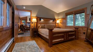 Premier Lakeview One Bedroom Cottage | Premium bedding, iron/ironing board, free WiFi, bed sheets