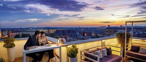 Terrasse sur le toit