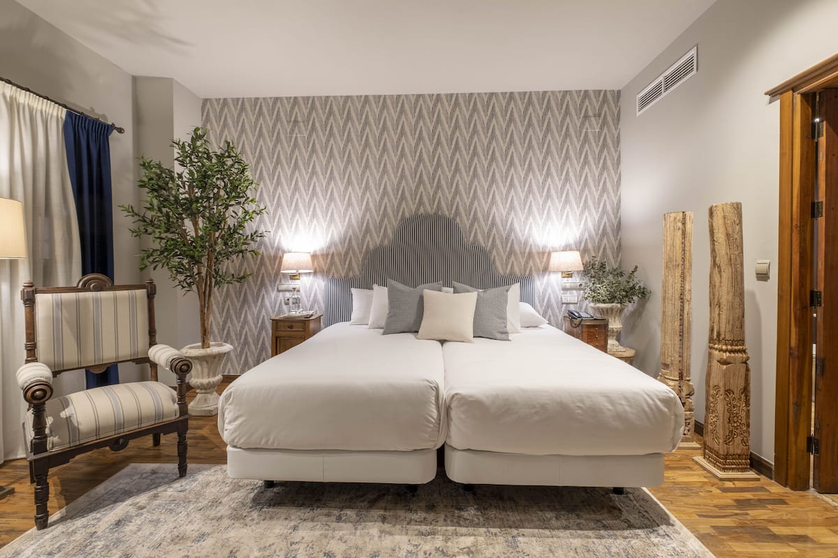 double room (interior) | bathroom | designer toiletries, hair dryer, bidet, towels