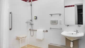 Tina con regadera, tina profunda, amenidades de baño gratuitas