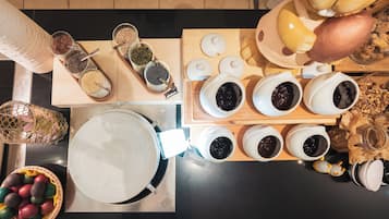 Daily buffet breakfast (EUR 22 per person)
