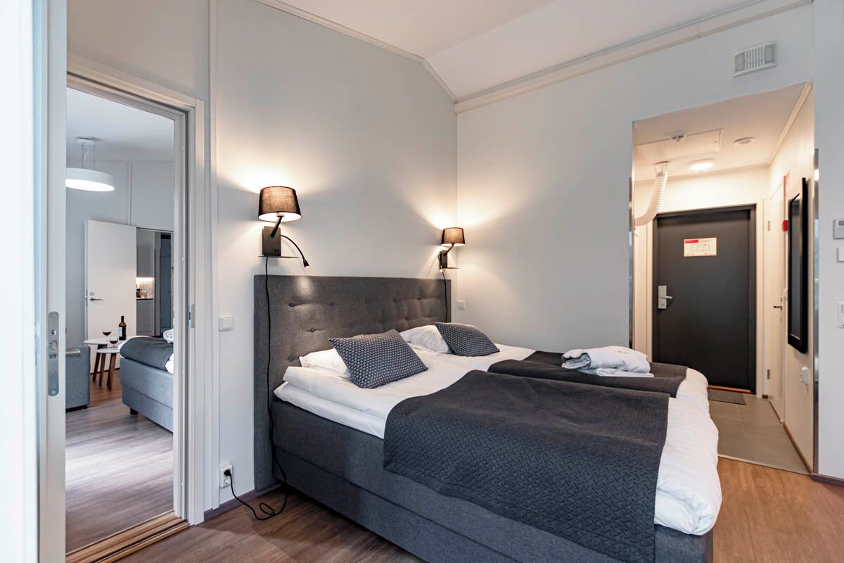 Family Studio | Cribs/infant beds, free WiFi, bed sheets