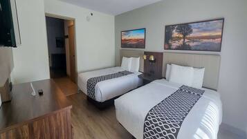 Suite, 2 Queen Beds, Non Smoking | Premium bedding, pillowtop beds, desk, blackout drapes