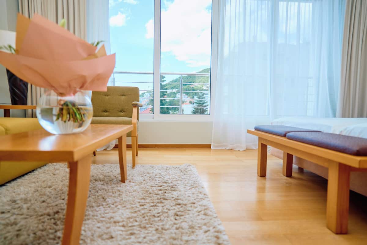 junior suite, 1 double bed | view from room