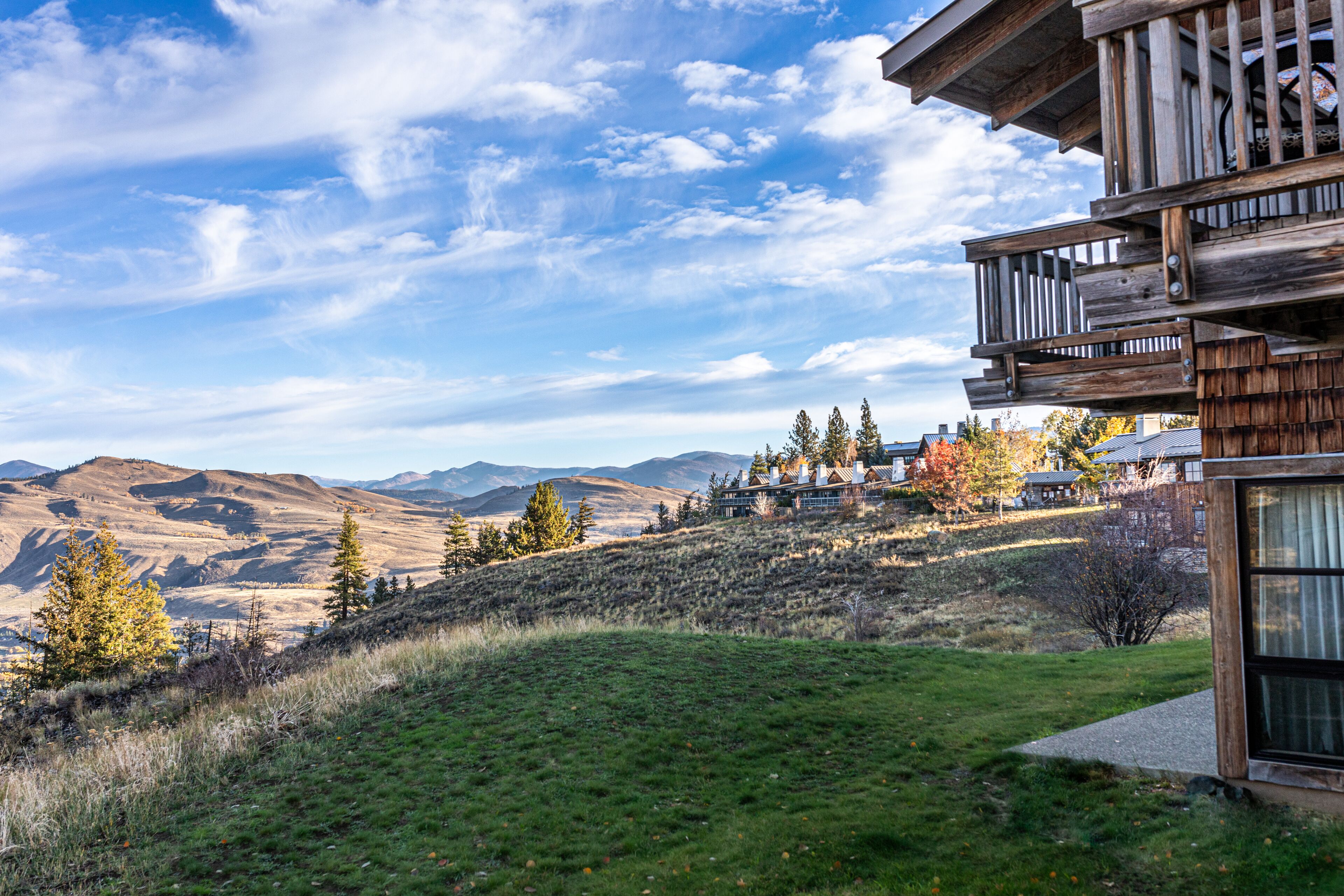 Utsikt fra overnattingsstedet