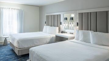 Standard Room, 2 Queen Beds, Non Smoking | Premium bedding, pillowtop beds, desk, iron/ironing board