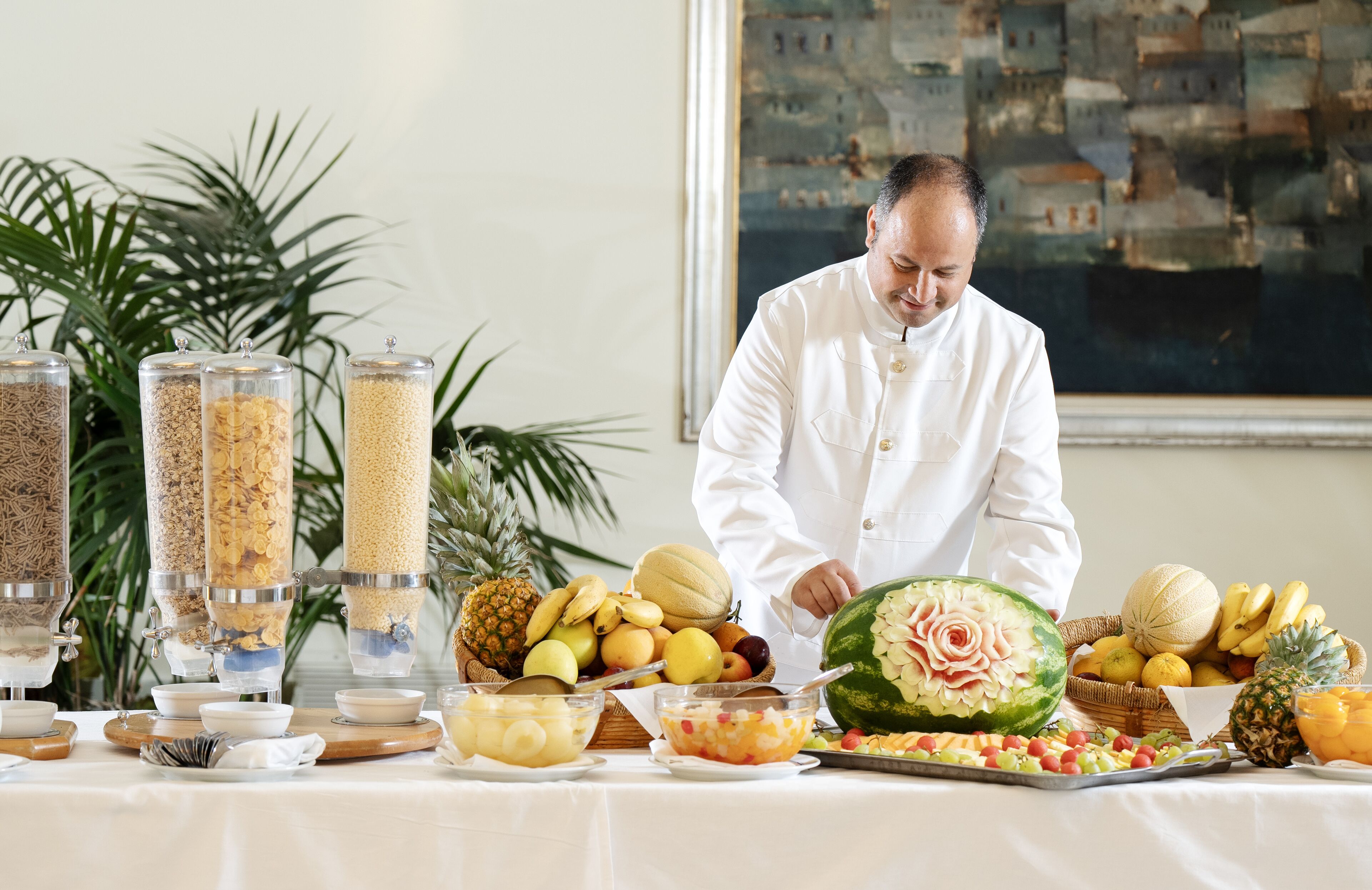 free buffet breakfast