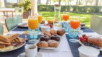 2 Restaurants, Frühstück