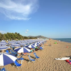 Private beach