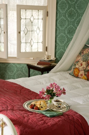 Spencer Room, Main Inn | Sengetøy av topp kvalitet, individuelt dekorert og individuelt innredet