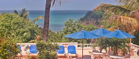 Blick von der Unterkunft