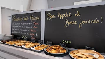 Daily buffet breakfast (EUR 10 per person)