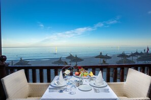 Vue sur la plage/l’océan