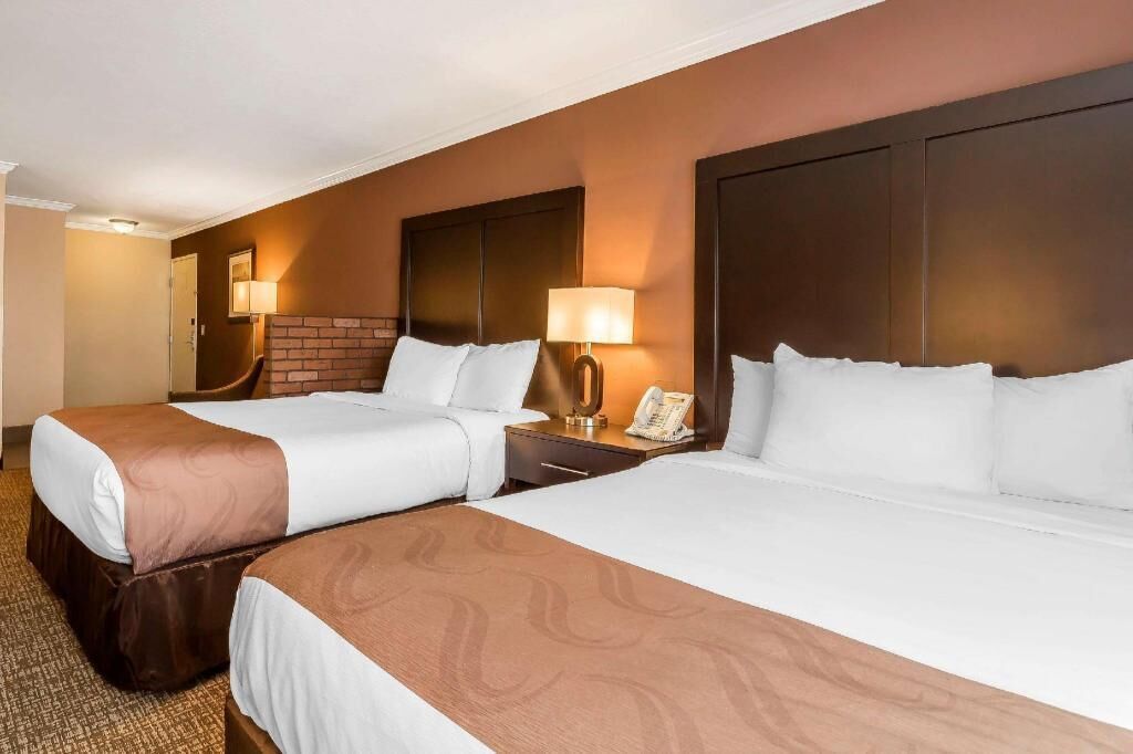 Premium bedding, pillow-top beds, desk, iron/ironing board