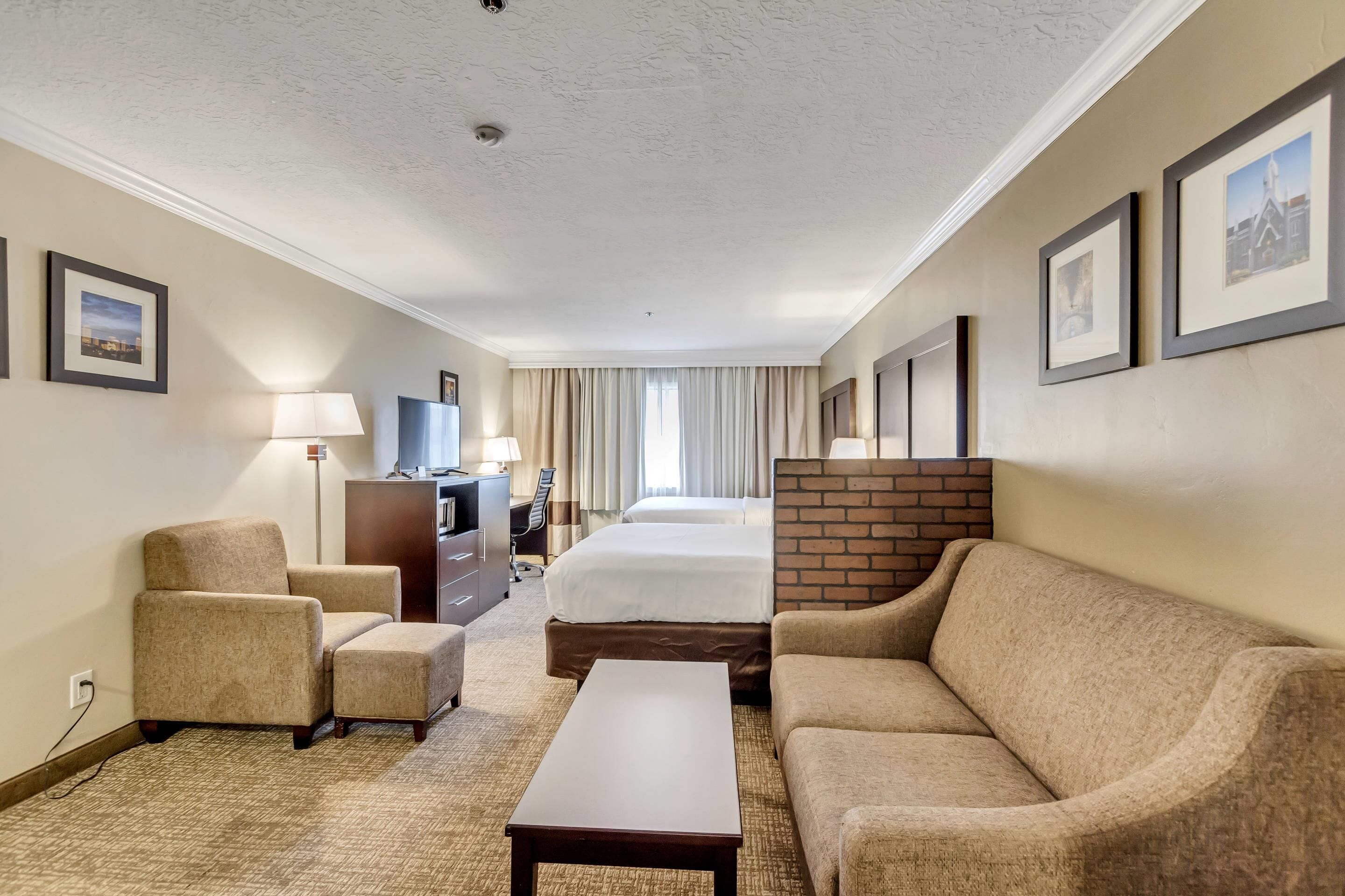 Studio Suite, Multiple Beds, Non Smoking | Premium bedding, pillowtop beds, desk, iron/ironing board