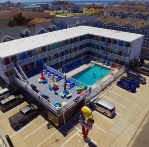 Aerial view - Lollipop Motel (North Wildwood)