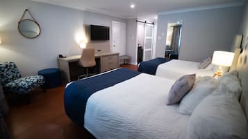 Iron/ironing board, free cribs/infant beds, rollaway beds, free WiFi