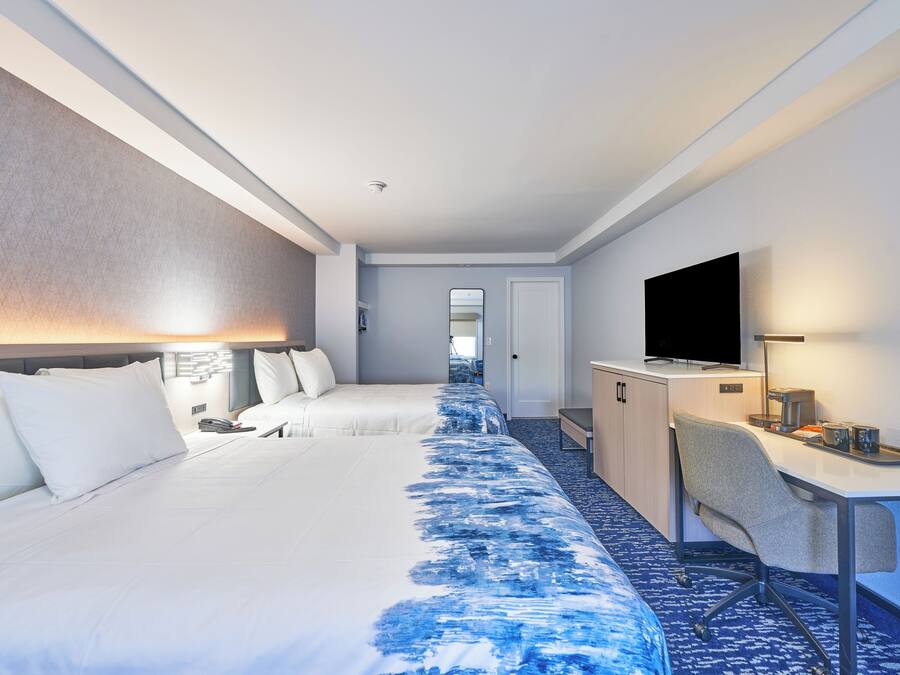 Room, 2 Queen Beds, Non Smoking | In-room safe, blackout drapes, soundproofing, iron/ironing board