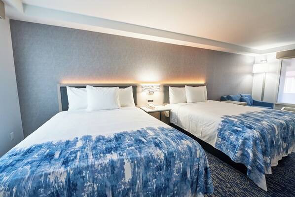 Suite, 2 Queen Beds, Non Smoking | In-room safe, blackout drapes, soundproofing, iron/ironing board - All Seasons Inn and Suites (Buzzards Bay)