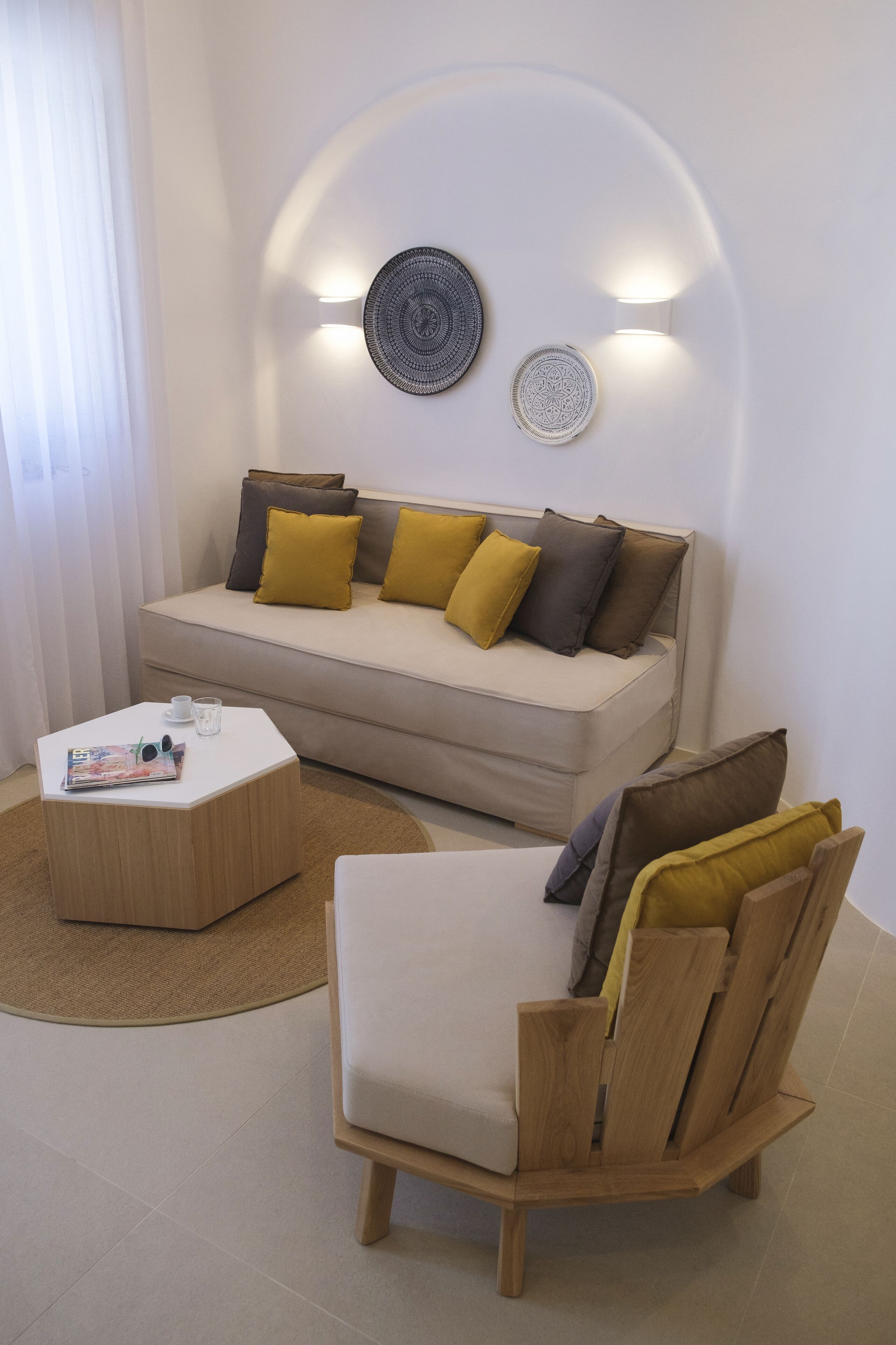 superior double room | living room | lcd tv