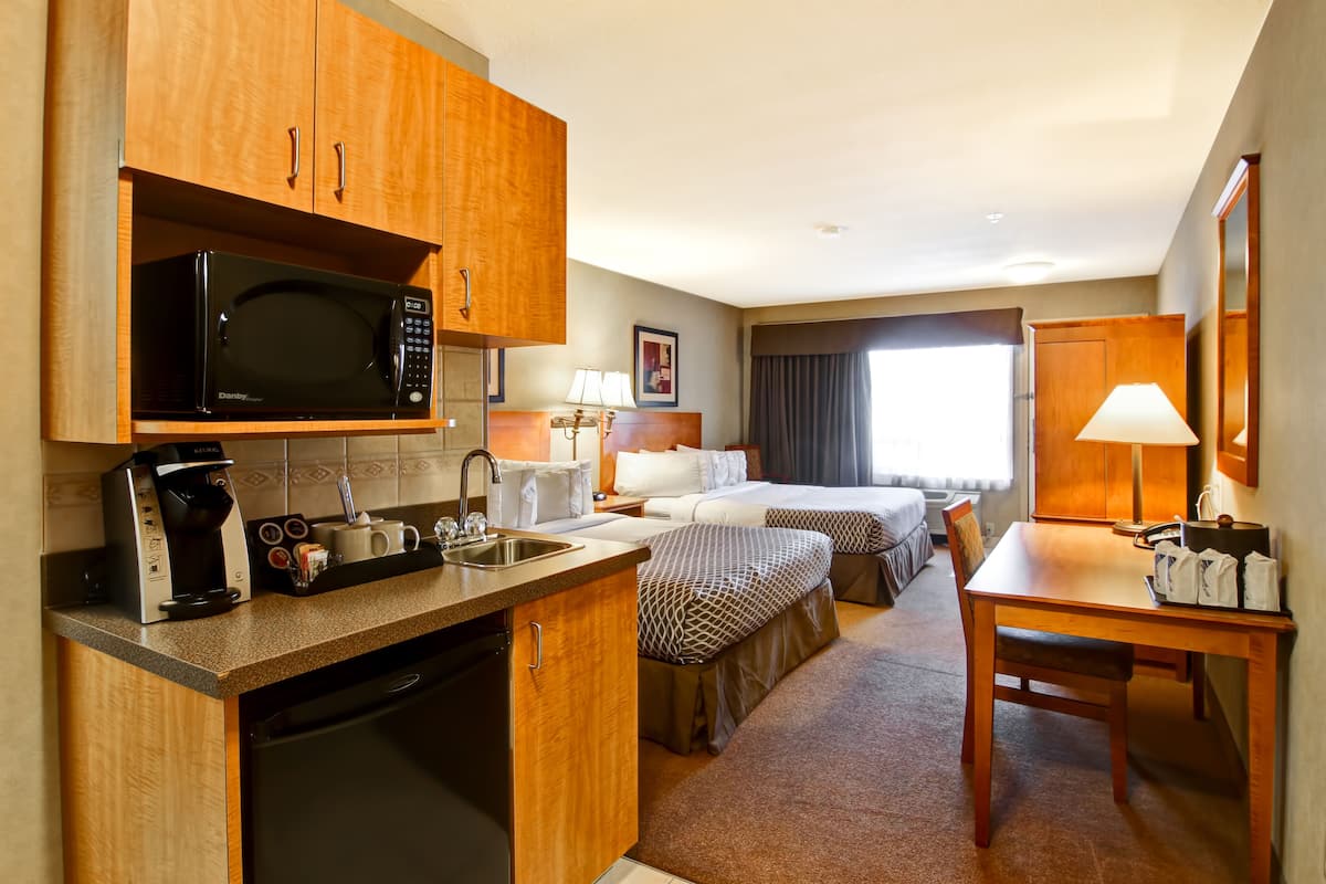 Blackout drapes, iron/ironing board, free WiFi, bed sheets