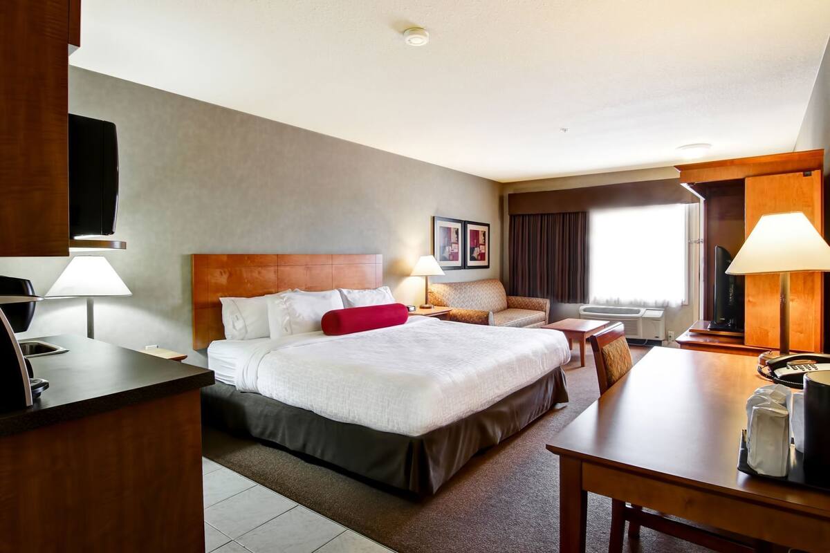 Cortinas blackout, tabla de planchar con plancha y wifi gratis