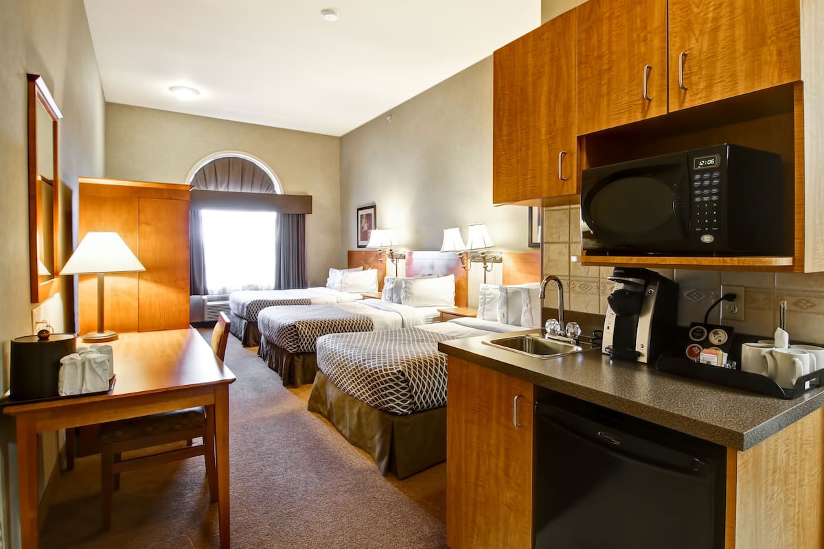 Room, Multiple Beds, Non Smoking | Blackout drapes, iron/ironing board, free WiFi, bed sheets