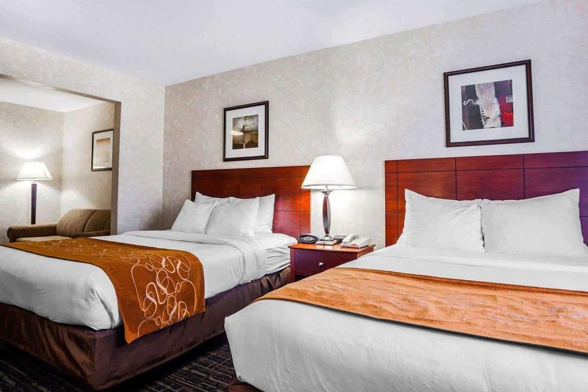 Blackout curtains, iron/ironing board, free WiFi, bed sheets