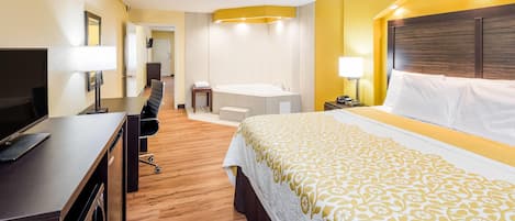 Suite, 1 très grand lit, non-fumeurs | Baignoire à jets