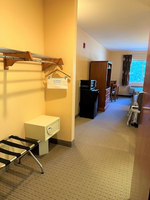Standard Room, 2 Queen Beds | Desk, blackout drapes, iron/ironing board, free cribs/infant beds