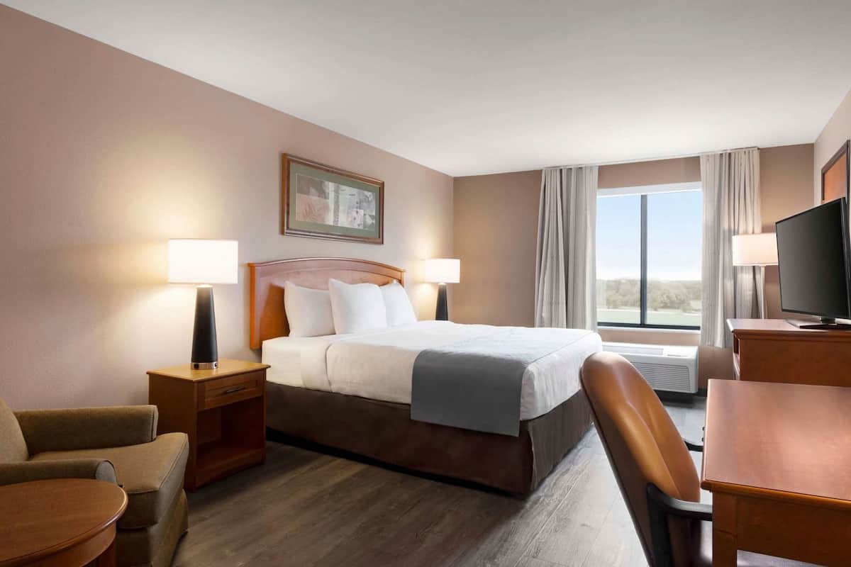 In-room safe, desk, blackout curtains, iron/ironing board
