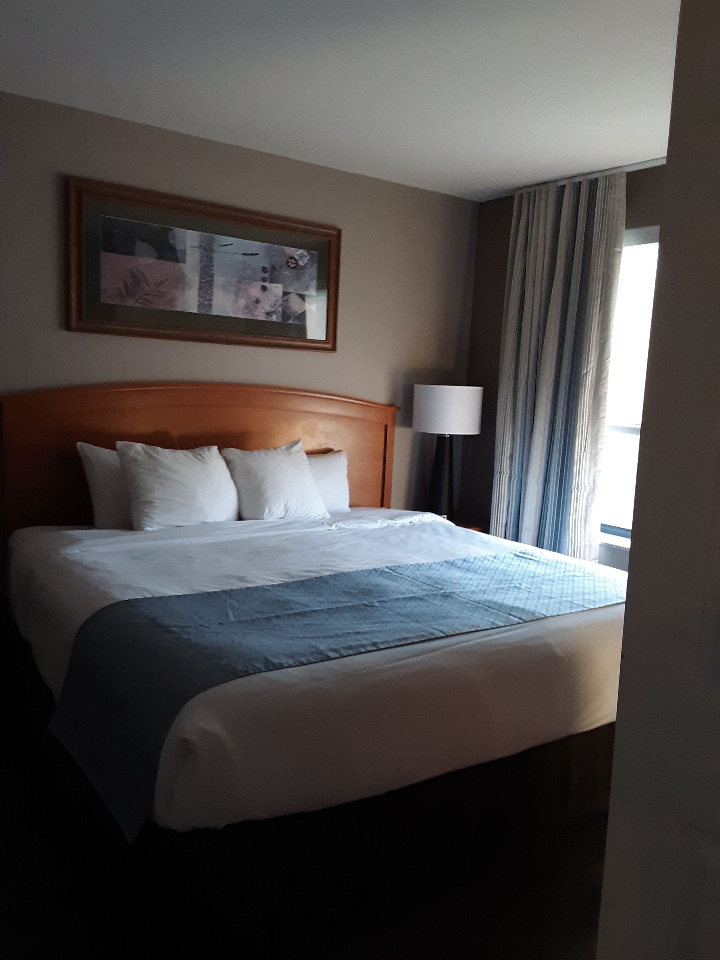 in-room safe, desk, blackout curtains, iron/ironing board