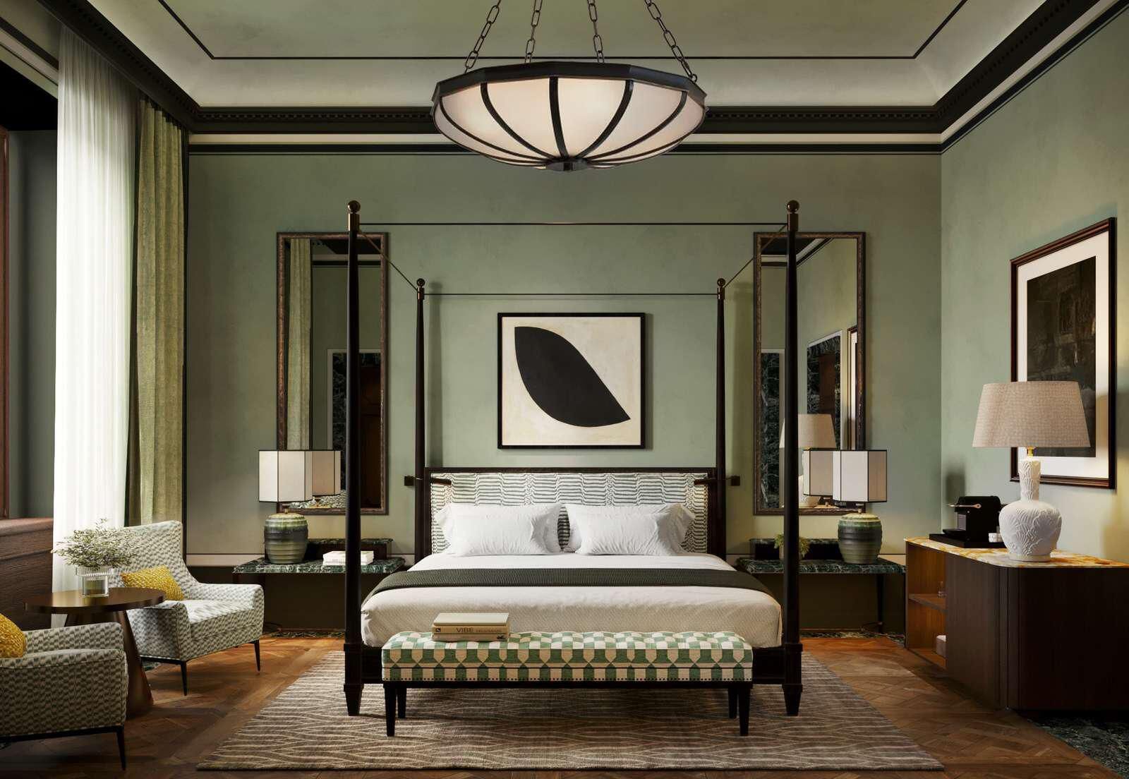 Minibar, safe på rommet, skrivebord og skrivebord for bærbar PC