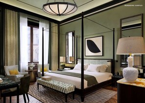 Minibar, safe på rommet, skrivebord og skrivebord for bærbar PC