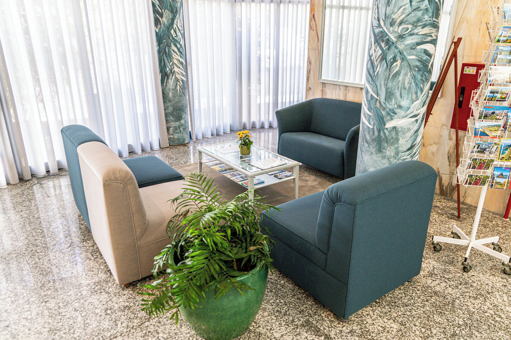 Sala de estar en el lobby