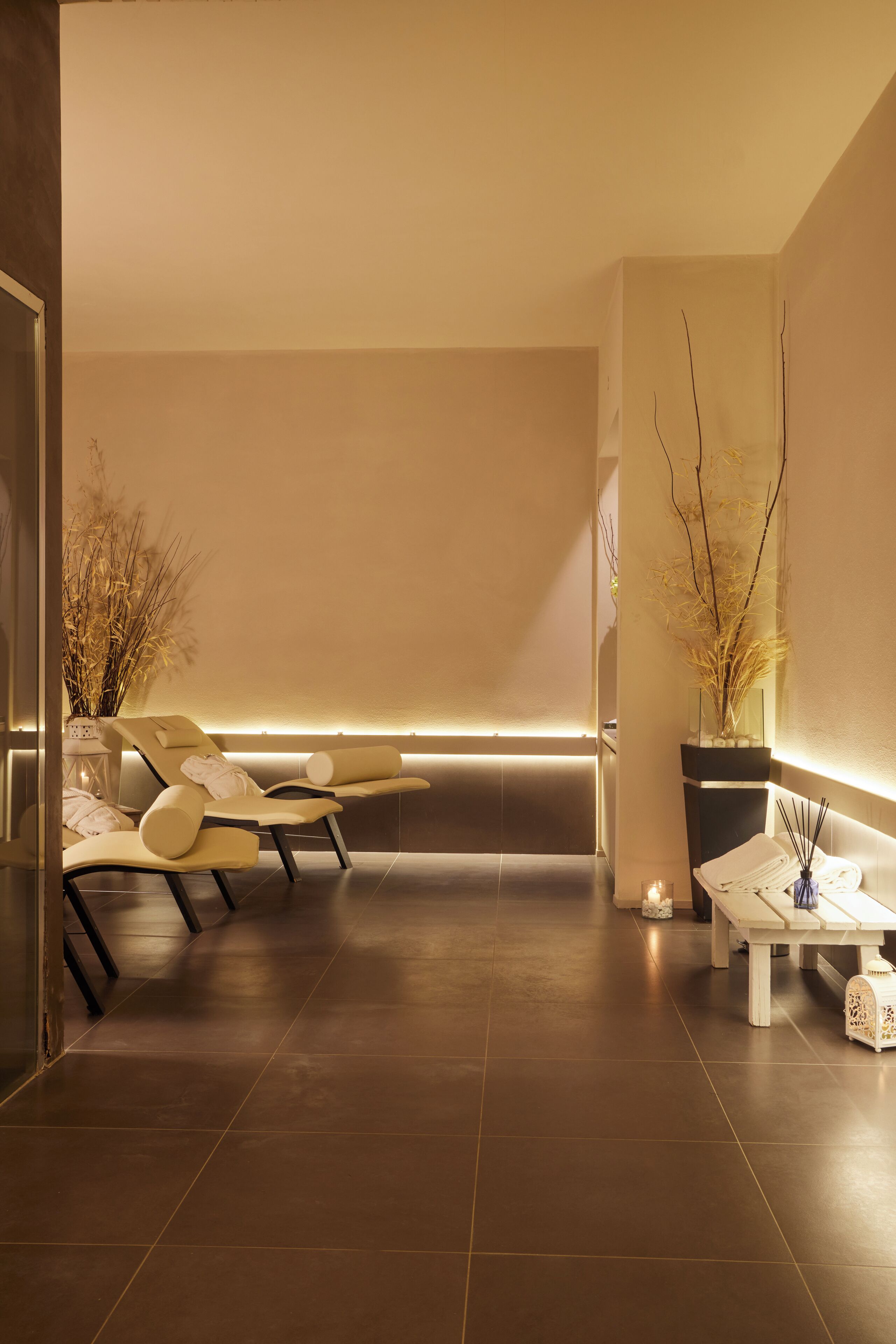 Salas de tratamiento para parejas, sauna y baño de vapor 