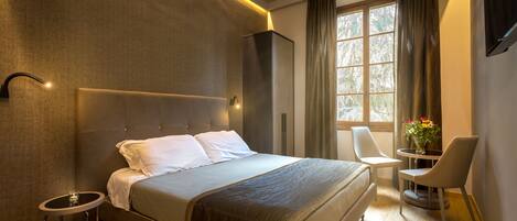 Dobbeltrom – deluxe, hageutsikt | Utsikt fra rommet