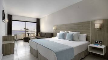 Desk, blackout drapes, WiFi (free), bed sheets