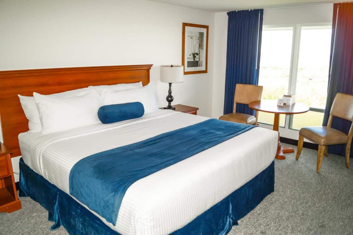 one king bed with balcony, non-pet | 1 bedroom, rollaway beds, bed sheets